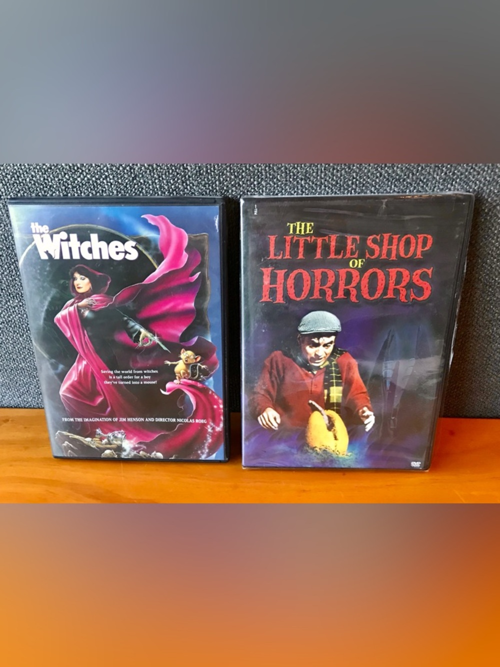 THE WITCHES & LITTLE SHOP OF HORRORS Classic DVD Movies Movie Nicght